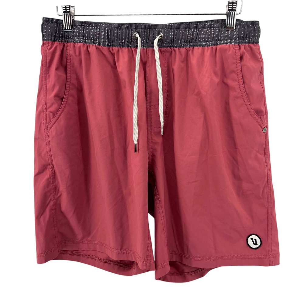 Vuori Kore Shorts Mens XL Dark Pink V388 Lined Athletic Training Gym Shorts